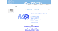 Desktop Screenshot of eduard-merkle.de
